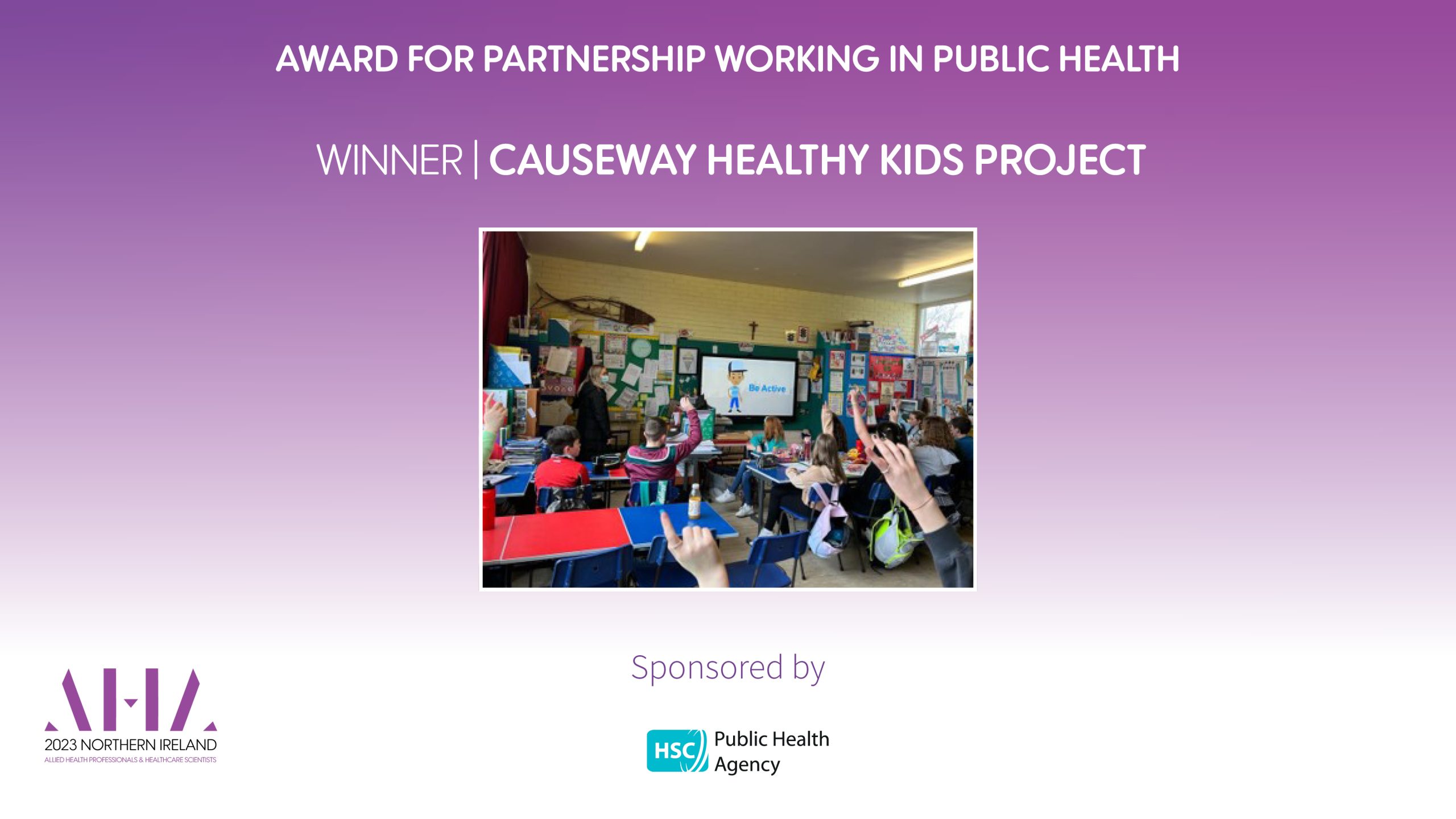 AHA NI 2023 winners sting_Partnership Public Health