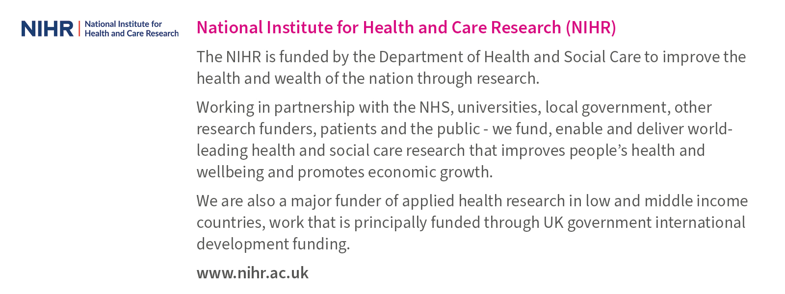 AHA 2026 web banner_sponsor_profile_NIHR