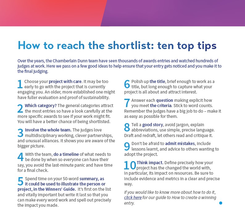 Ten Top Tips